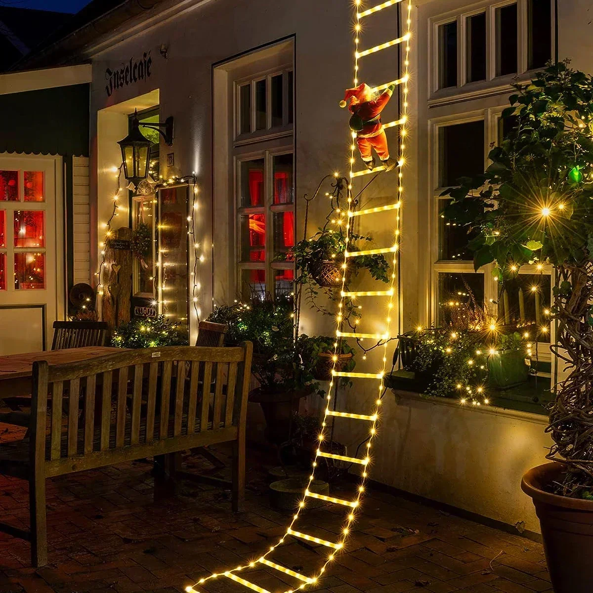 Home Decor Xmas Tree - Lampu tangga LED untuk dekorasi Natal