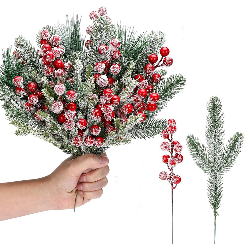 Home Decor Xmas Tree - 20/26Cm Dekorasi Natal Cabang Jarum Pinus