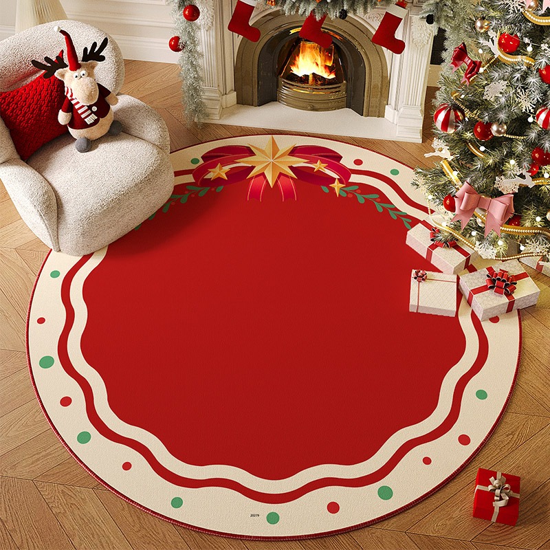 Home Decor Game Online - Karpet Ruang Tamu Bulat Anti-Selip Tahan