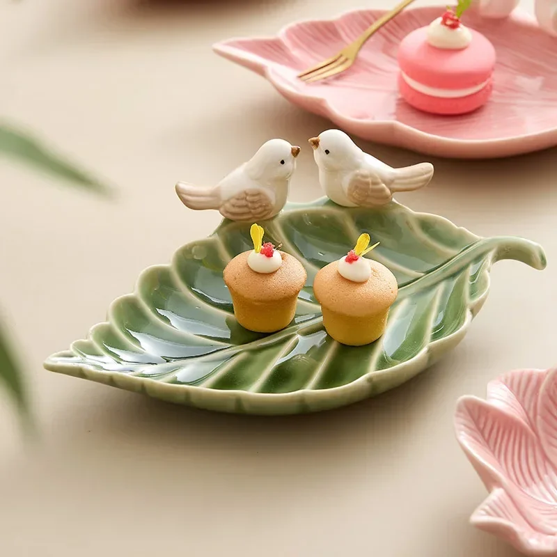 Ceramic Trinket Dish - Nampan Burung Lucu Nampan Penyimpanan Perhiasan