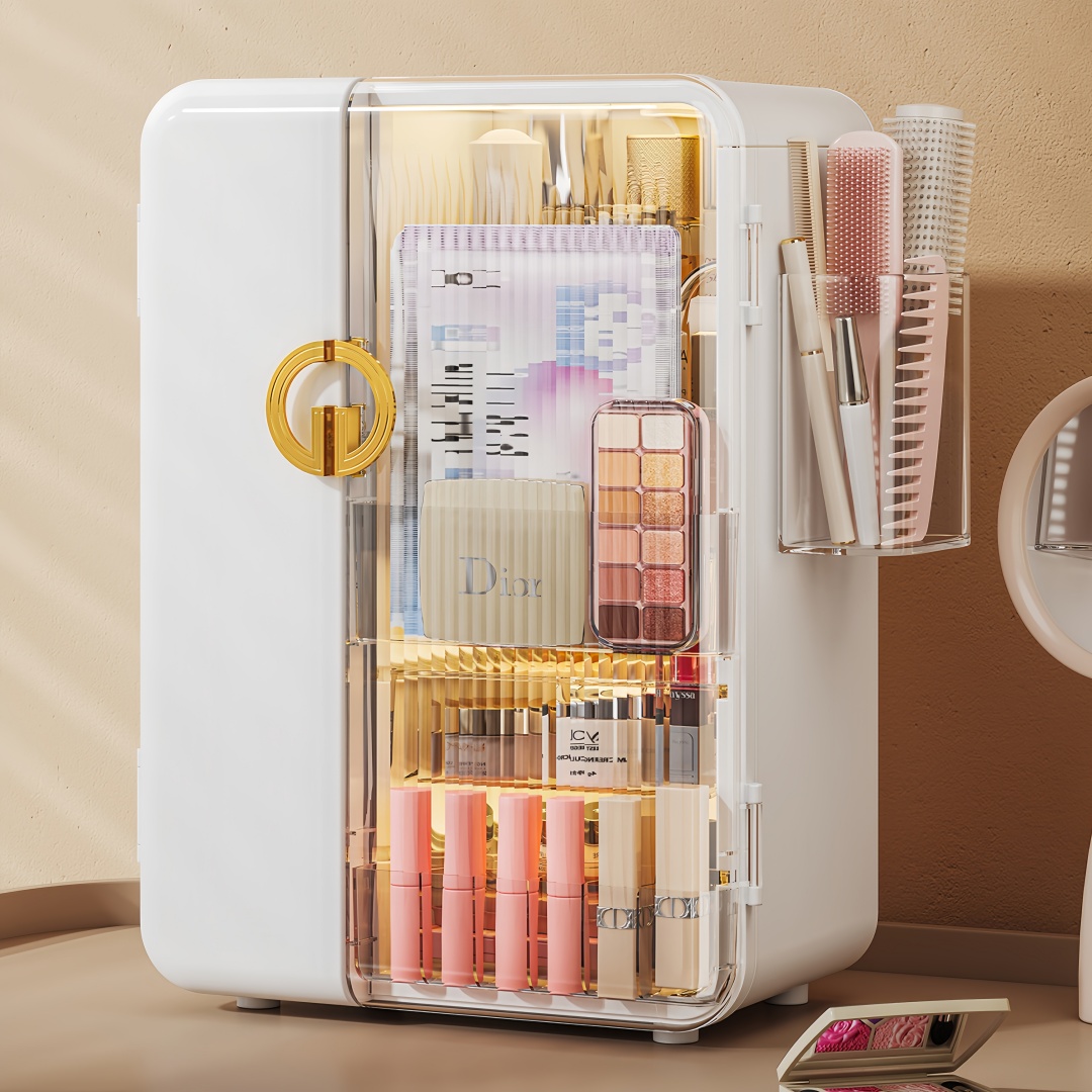 Vanity Home Decor - Kotak Penyimpanan Makeup Akrilik Kapasitas Besar,