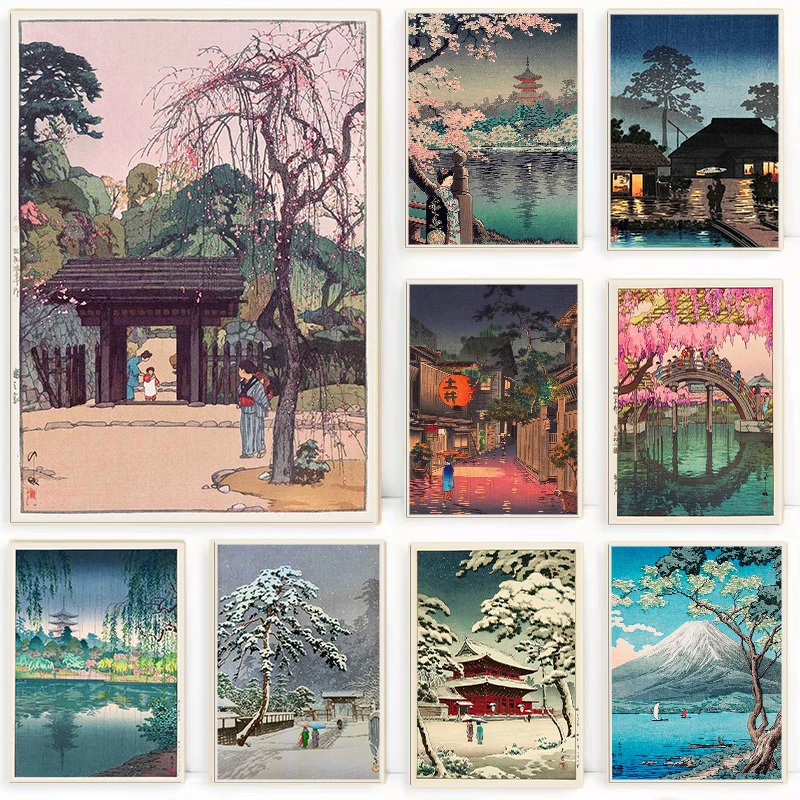 Home Decor Tokyo - Poster Jepang Tradisional Ukiyo-e Retro Ilustrasi