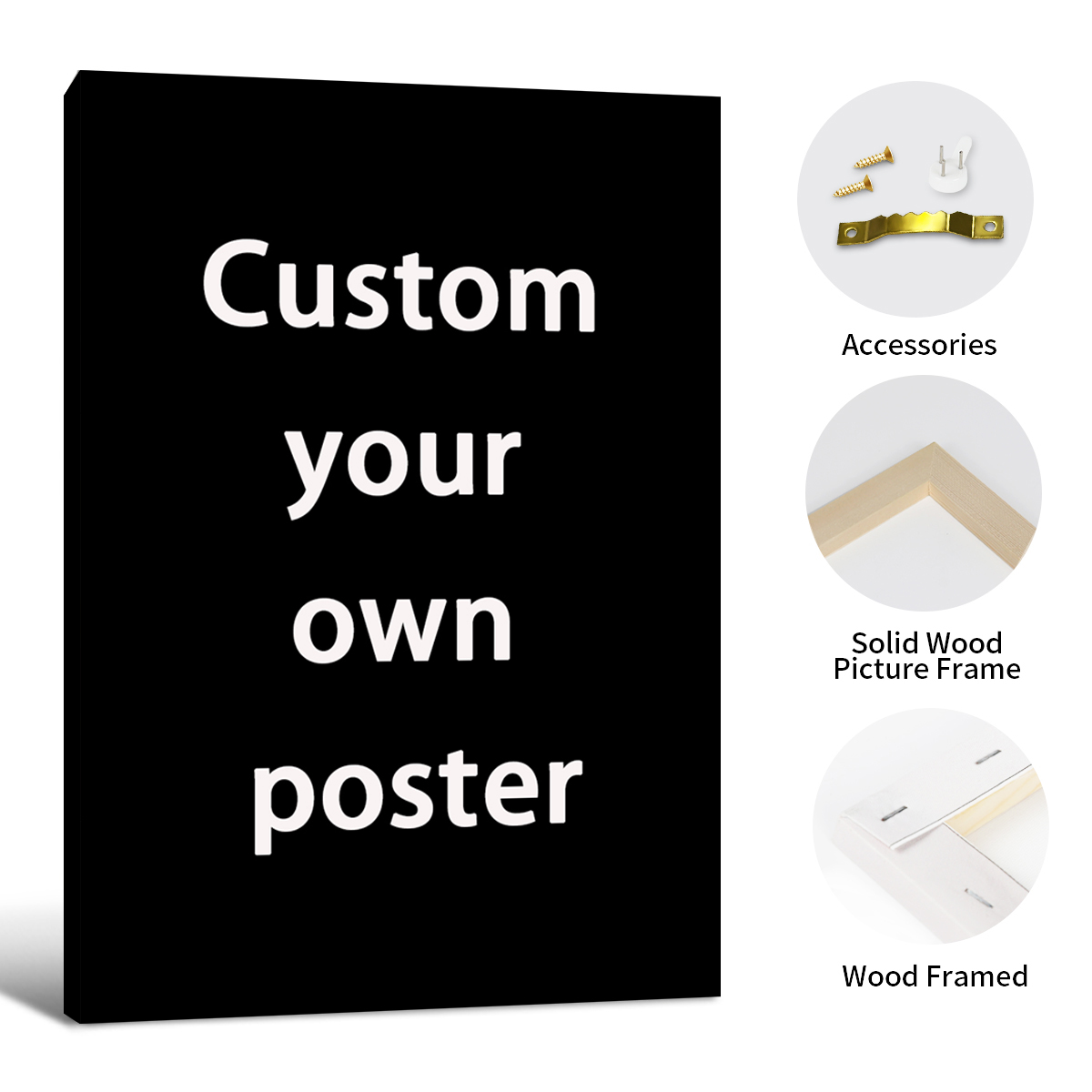 Home Decor Aesthetic - Poster kustom berbingkai seni dinding foto