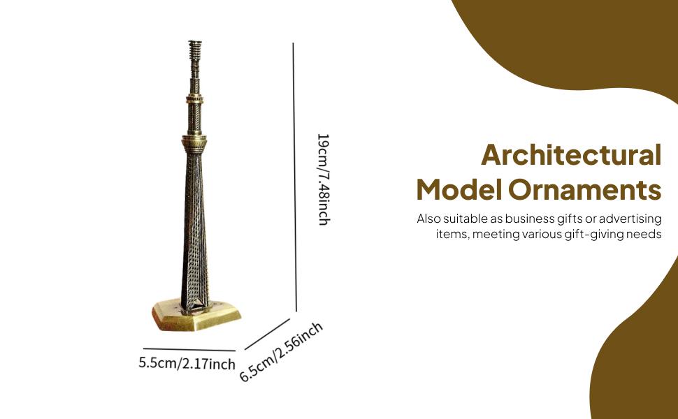 Home Decor Tokyo - Model Arsitektur Tokyo Skytree 7,5 inci,