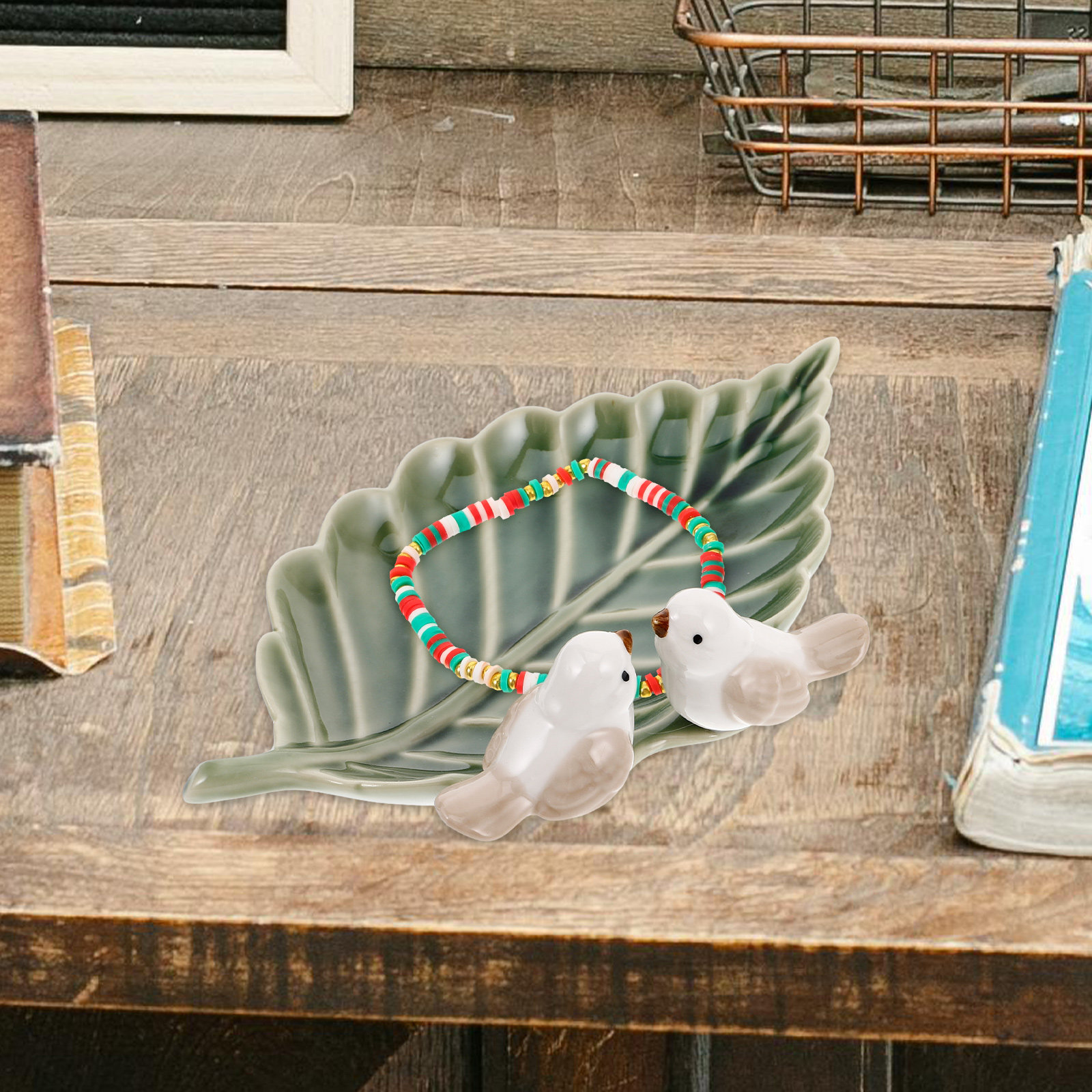 Ceramic Trinket Dish - Tempat Perhiasan Keramik Bentuk Burung di