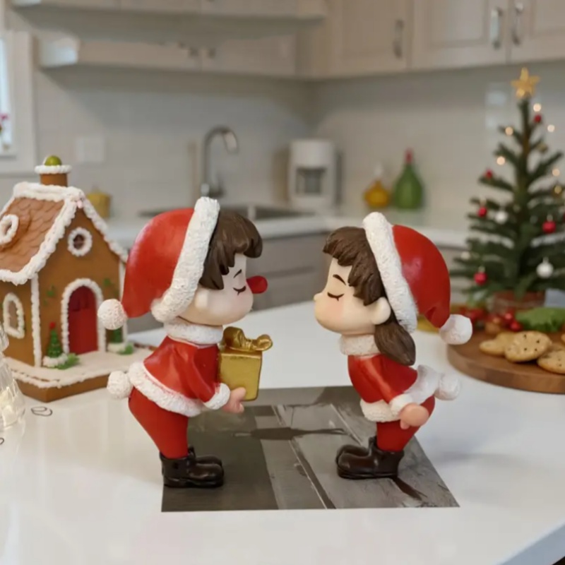 Home Decor Xmas Tree - 1-20 Pasang Boneka Pasangan Natal Mini