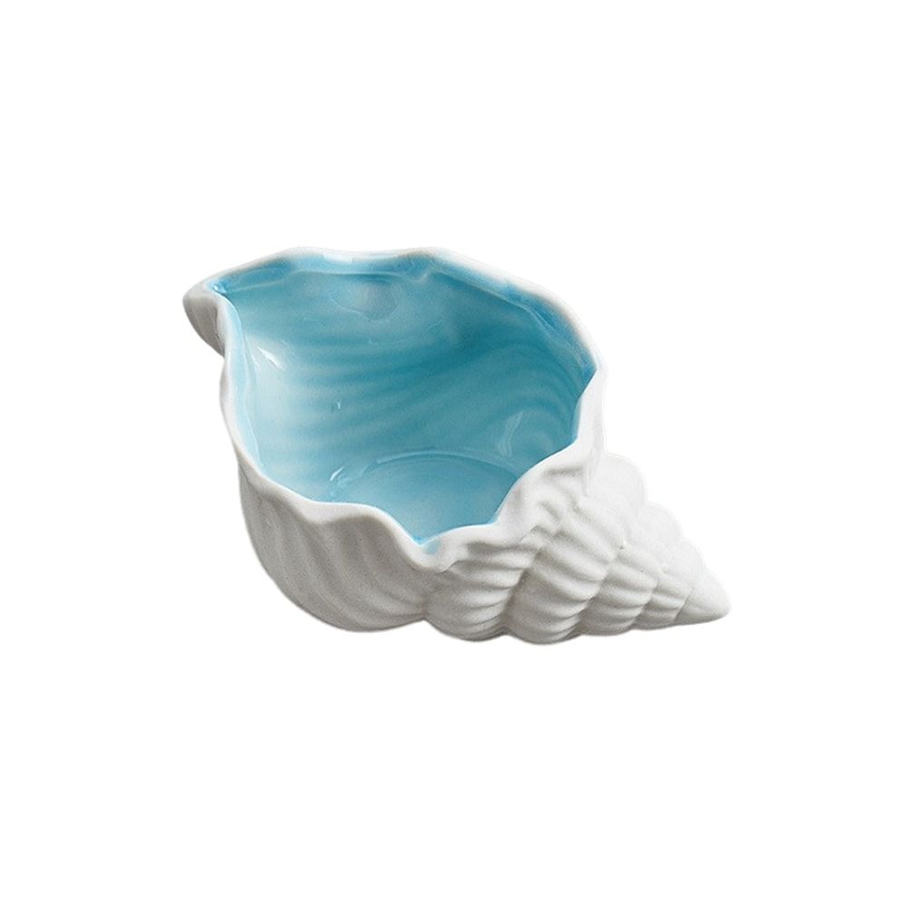 Ceramic Trinket Dish - Nampan perhiasan keramik bentuk keong, Dekor