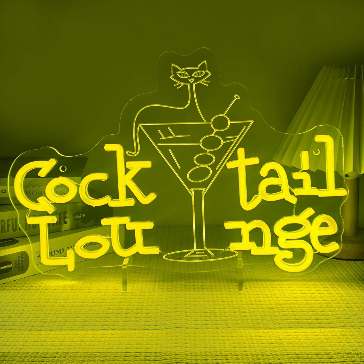 Home Decor Aesthetic - Lampu Neon LED Dimmable untuk Bar,