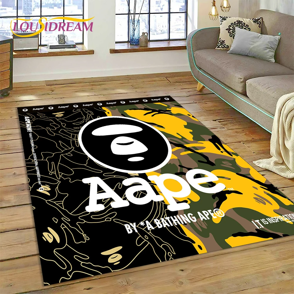 Karpet Mode B-BAPE Cetak 3D un - Home Decor Game Online ulasan dan harga