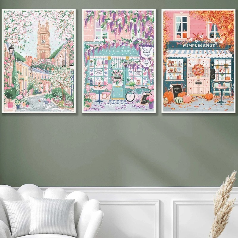 Poster Perjalanan Paris London - Home Decor London ulasan dan harga