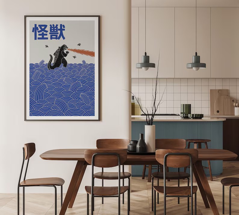Poster Karya Seni Tokyo Kontem - Home Decor Tokyo ulasan dan harga