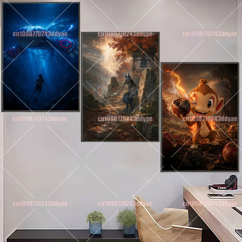 Lukisan Asli Karakter Anime Po - Home Decor Painting ulasan dan harga