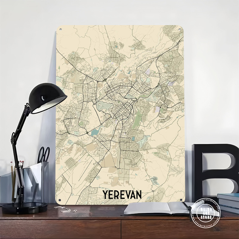 Poster Peta Kota Yerevan dari  - Home Decor Yerevan ulasan dan harga