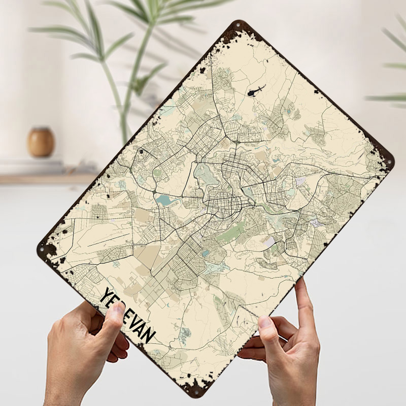 Poster Peta Kota Yerevan dari  - Home Decor Yerevan ulasan dan harga