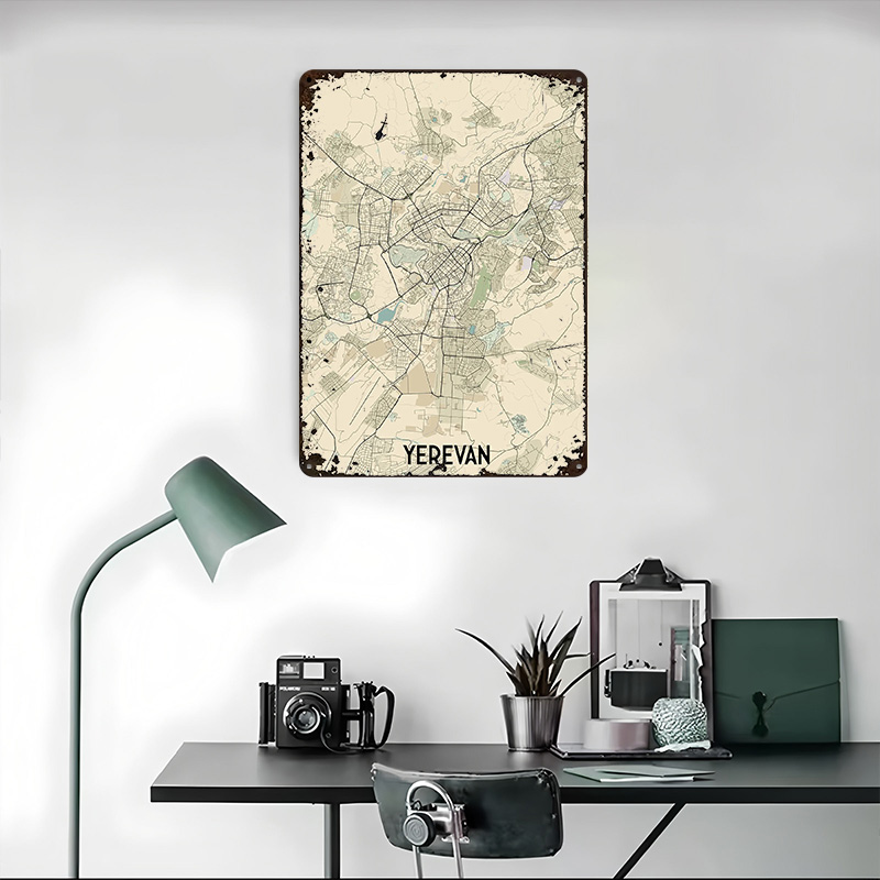 Poster Peta Kota Yerevan dari  - Home Decor Yerevan ulasan dan harga