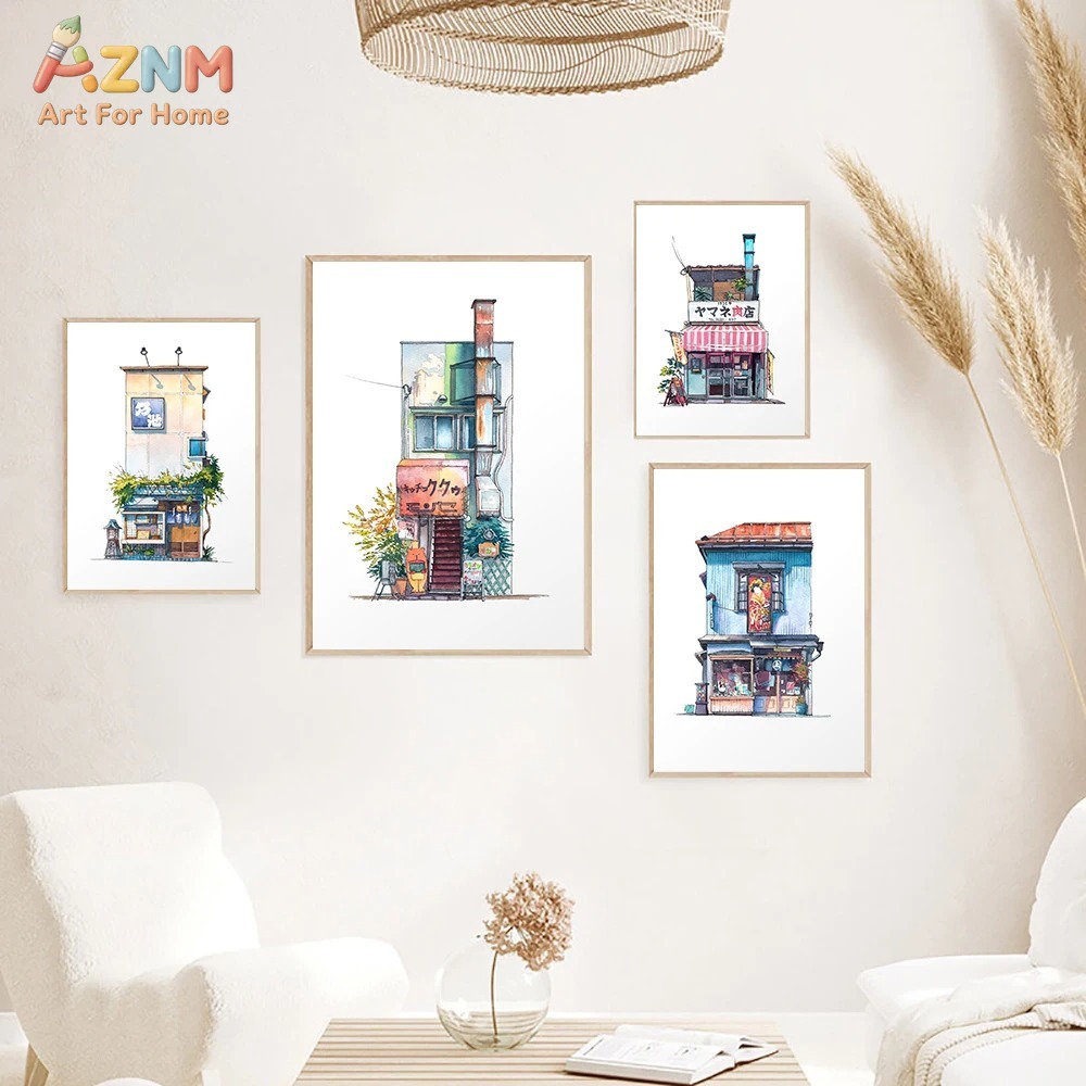 AZNM Seni Dinding Kanvas Cat A - Home Decor Tokyo ulasan dan harga