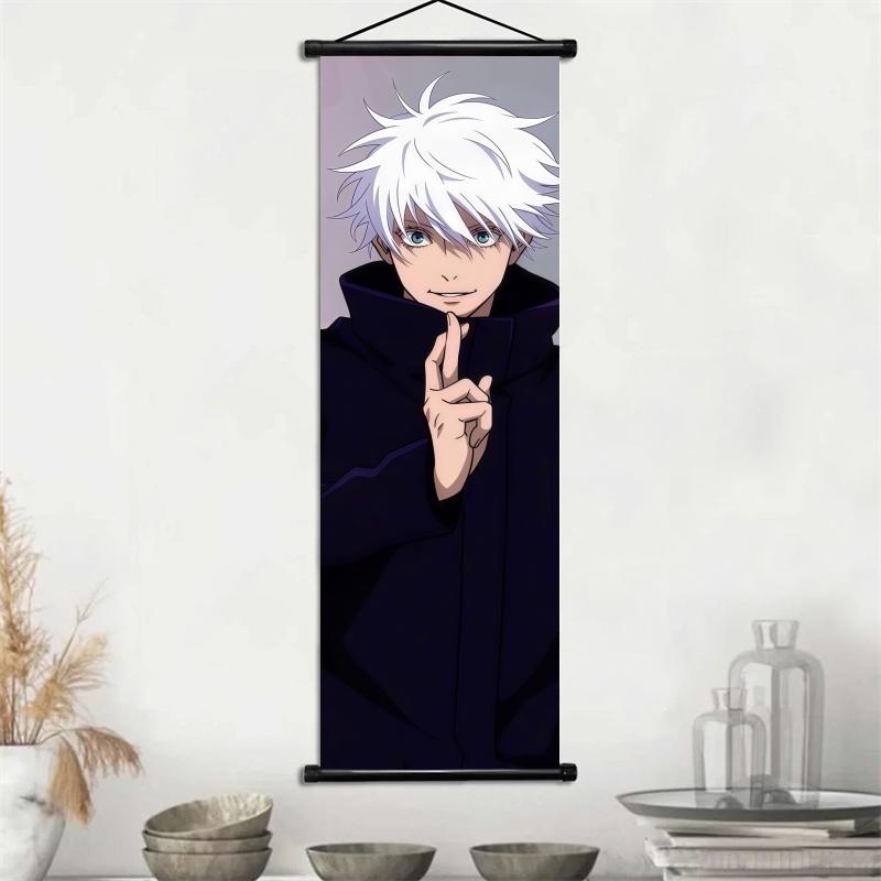 Jujutsu Kaisen Gojo Satoru & G - Home Decor Painting ulasan dan harga