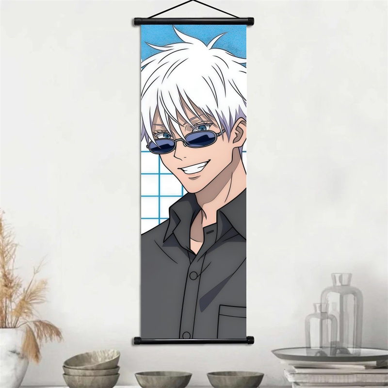 Jujutsu Kaisen Gojo Satoru & G - Home Decor Painting ulasan dan harga