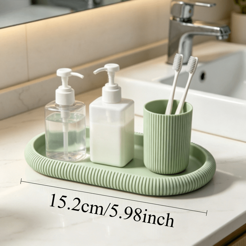 Baki Penyimpanan Oval Dekorati - Vanity Home Decor ulasan dan harga