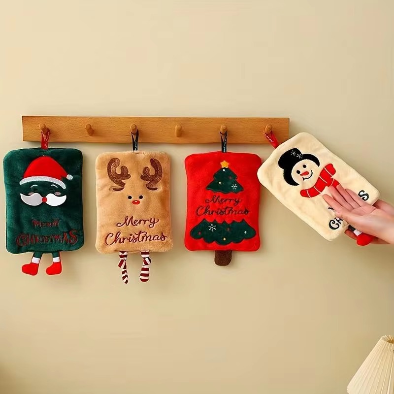 Handuk Gantung Natal Motif San - Home Decor Xmas Tree ulasan dan harga