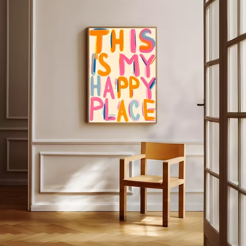 Modern This Is My Happy Place  - Home Decor Aesthetic ulasan dan harga