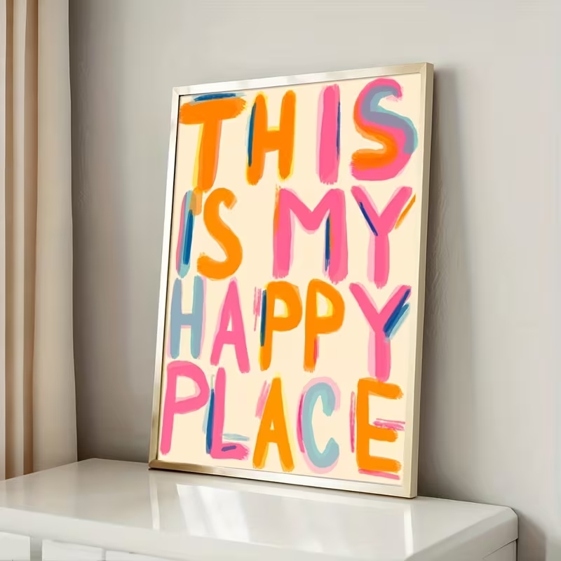 Modern This Is My Happy Place  - Home Decor Aesthetic ulasan dan harga