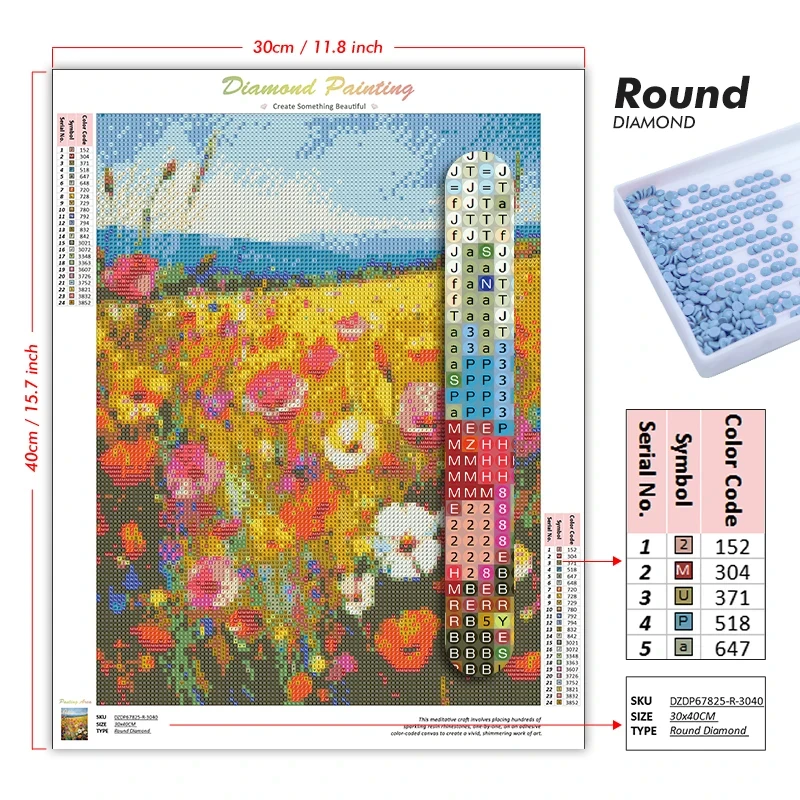Lukisan Berlian 5D DIY Gunung  - Home Decor Tokyo ulasan dan harga