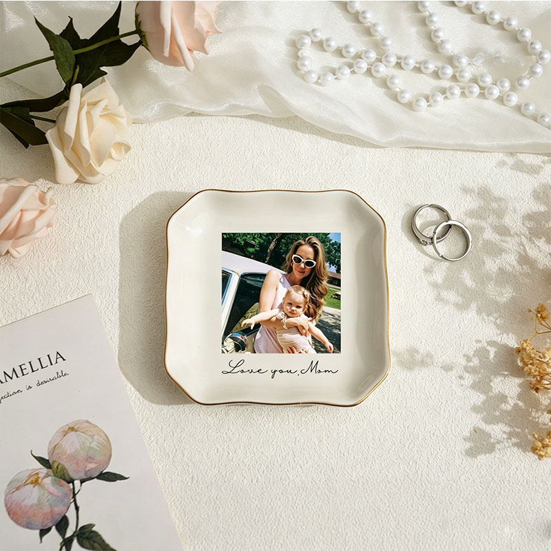Tempat Perhiasan Foto Sahabat  - Ceramic Trinket Dish ulasan dan harga