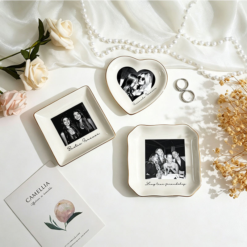 Tempat Perhiasan Foto Sahabat  - Ceramic Trinket Dish ulasan dan harga