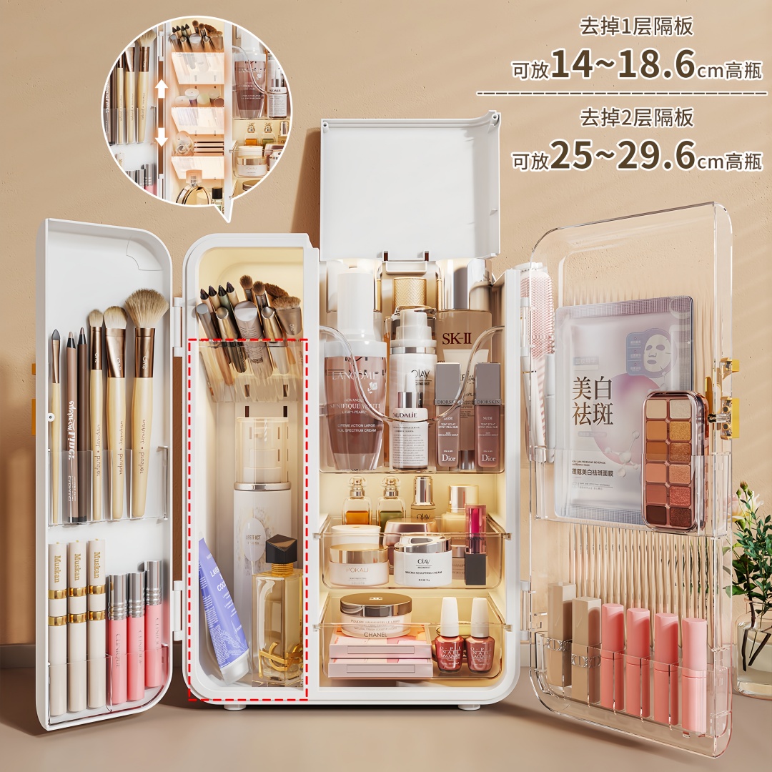 Kotak Penyimpanan Makeup Akril - Vanity Home Decor ulasan dan harga