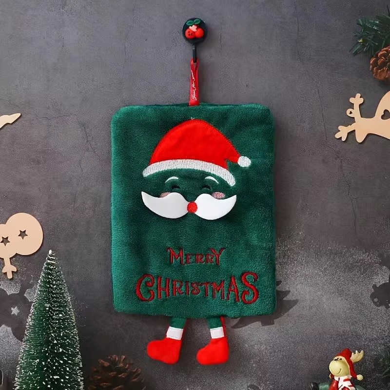 Handuk Gantung Natal Bahan Cor - Home Decor Xmas Tree ulasan dan harga
