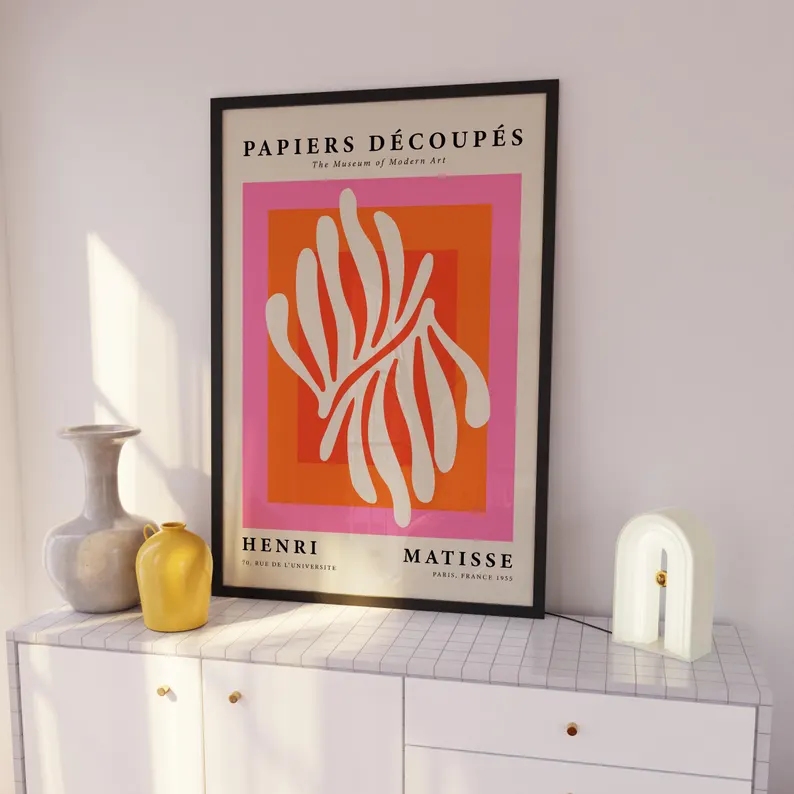 3 Buah Gambar Poster Lukisan K - Home Decor Aesthetic ulasan dan harga