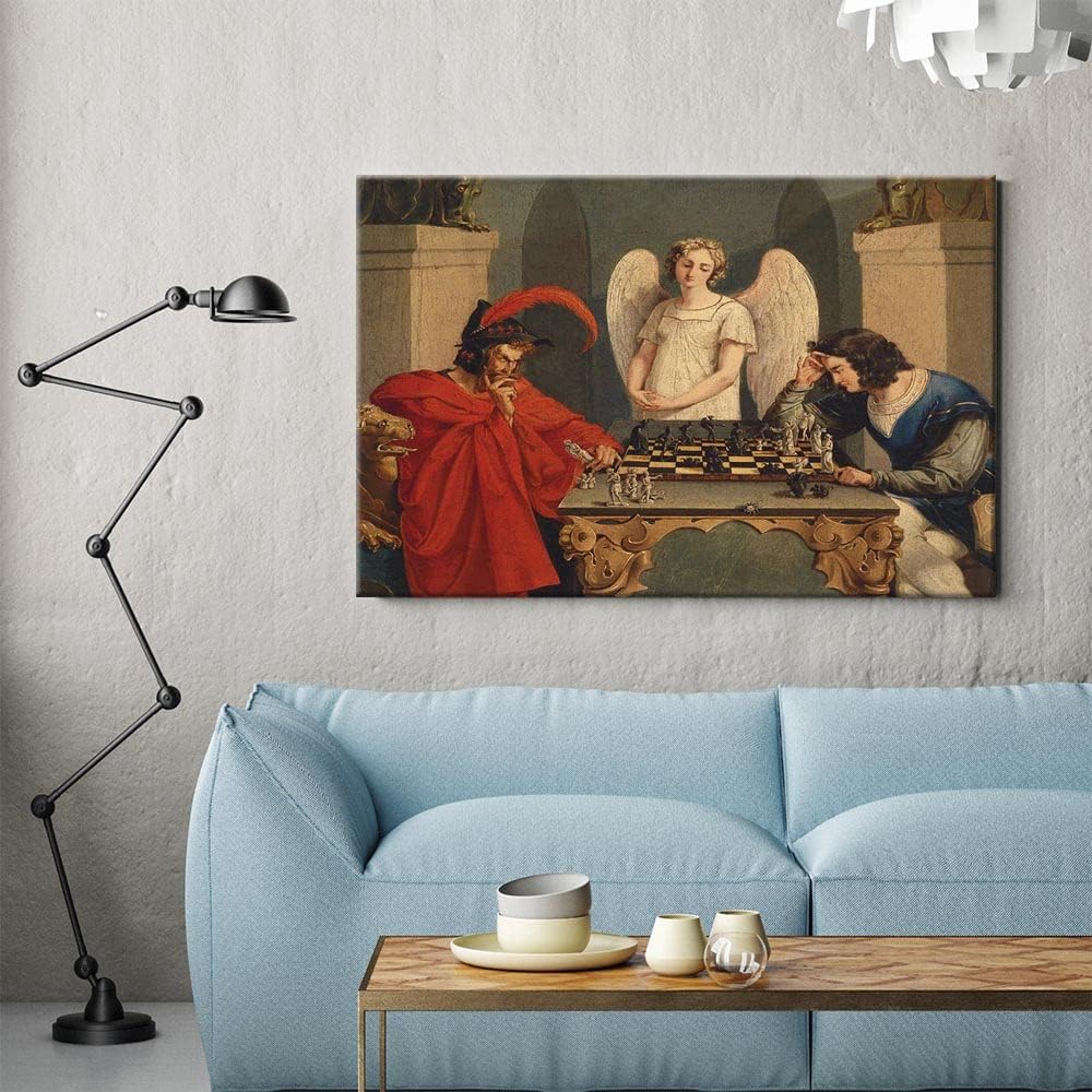 IUHYVMSM Vintage Faust dan Mep - Geometric Wall Art ulasan dan harga