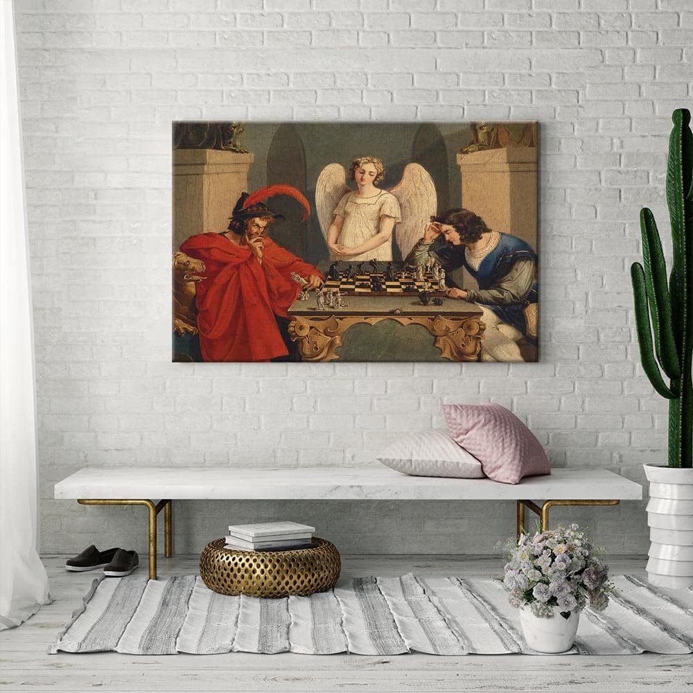 IUHYVMSM Vintage Faust dan Mep - Geometric Wall Art ulasan dan harga