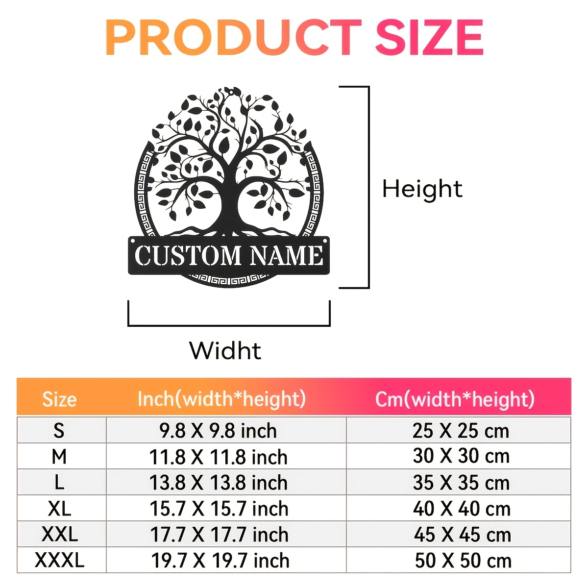 Seni Dinding Logam Kustom Poho - Geometric Wall Art ulasan dan harga