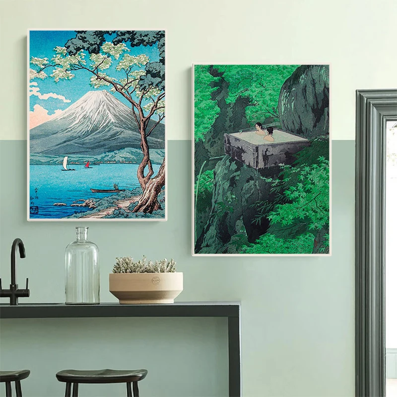Poster Jepang Tradisional Ukiy - Home Decor Tokyo ulasan dan harga
