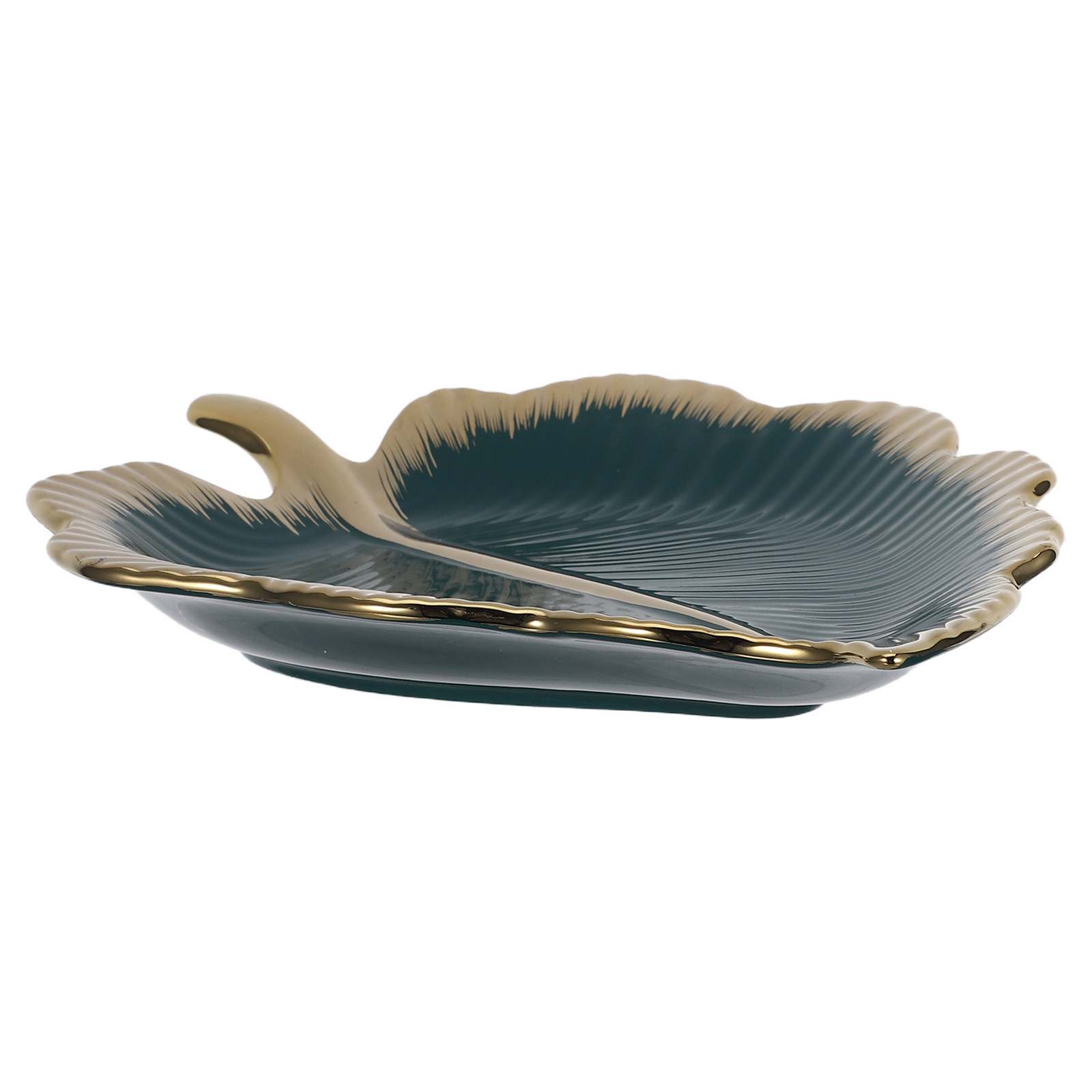 Nampan Keramik Bentuk Daun Hij - Ceramic Trinket Dish ulasan dan harga