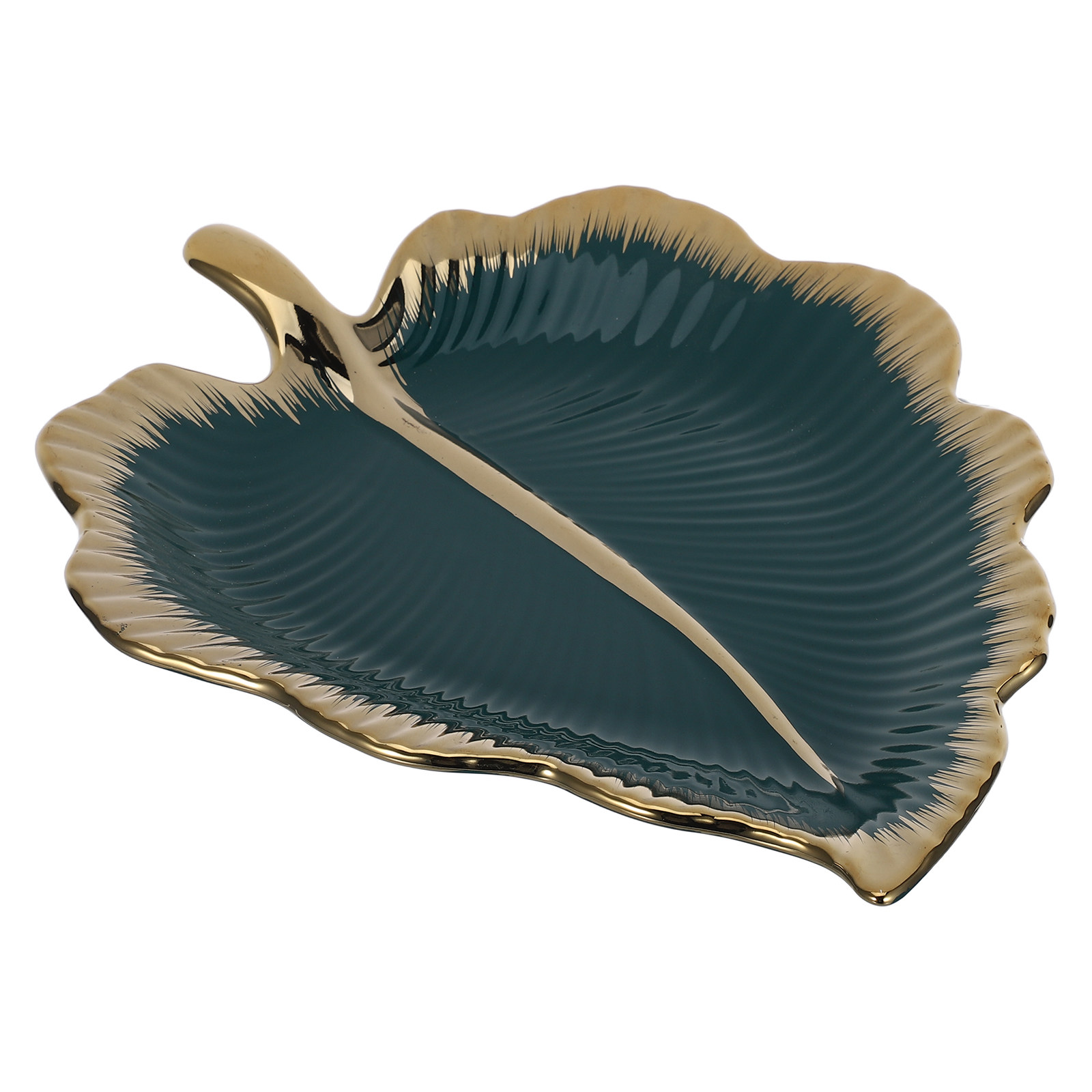 Nampan Keramik Bentuk Daun Hij - Ceramic Trinket Dish ulasan dan harga