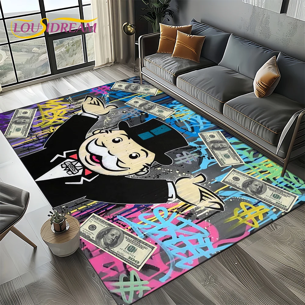 Karpet Kartun 3D Rich Man Game - Home Decor Game Online ulasan dan harga