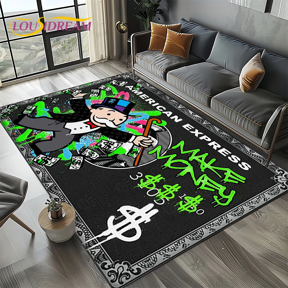 Karpet Kartun 3D Rich Man Game - Home Decor Game Online ulasan dan harga