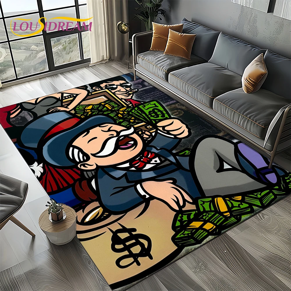 Karpet Kartun 3D Rich Man Game - Home Decor Game Online ulasan dan harga