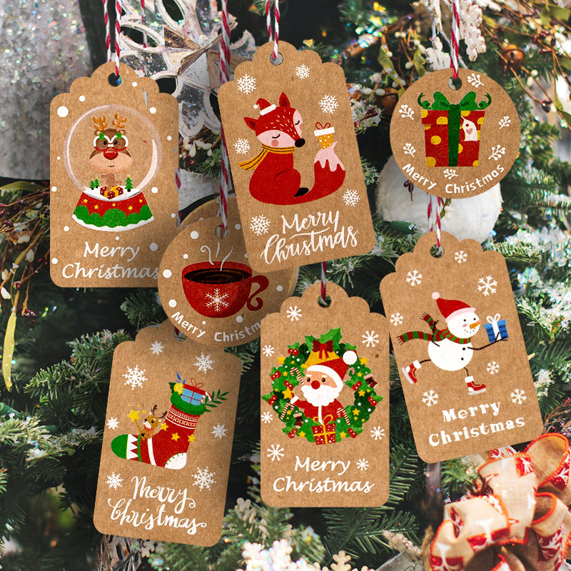 50 buah Selamat Natal Terima k - Home Decor Xmas Tree ulasan dan harga