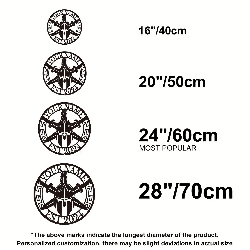 Tanda Logam Helm Spartan Kusto - Geometric Wall Art ulasan dan harga