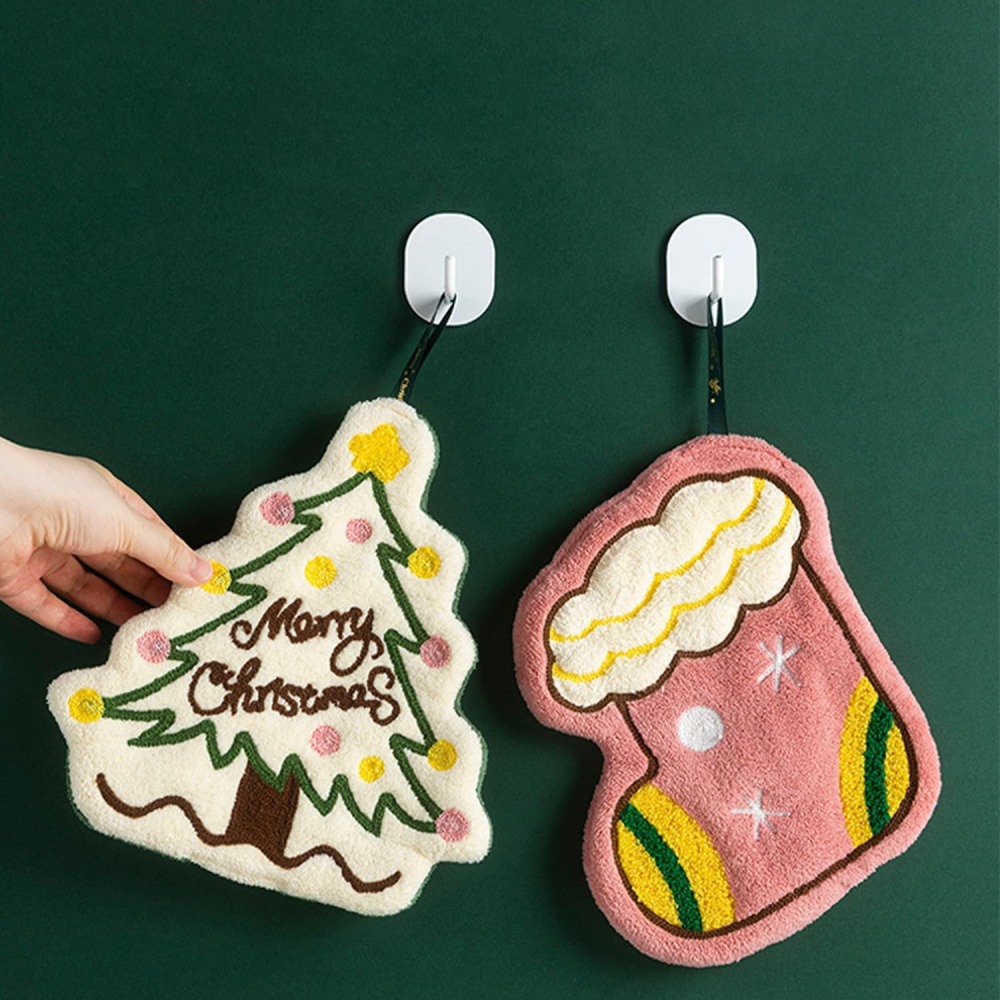 Handuk Gantung Bentuk Natal, H - Home Decor Xmas Tree ulasan dan harga