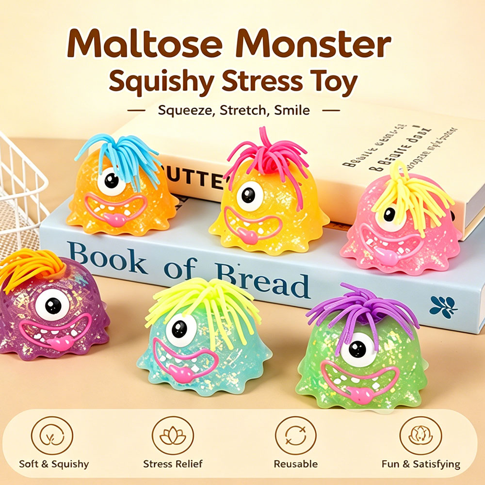 Kawaii Maltose Monster Squishy - Home Decor Aesthetic ulasan dan harga