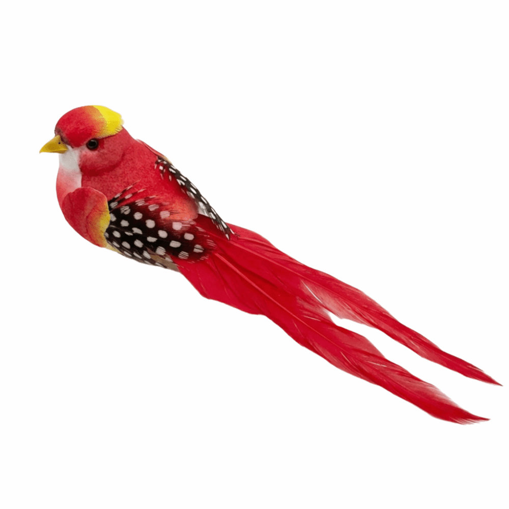 1/6 Buah Patung Burung Simulas - Home Decor Xmas Tree ulasan dan harga