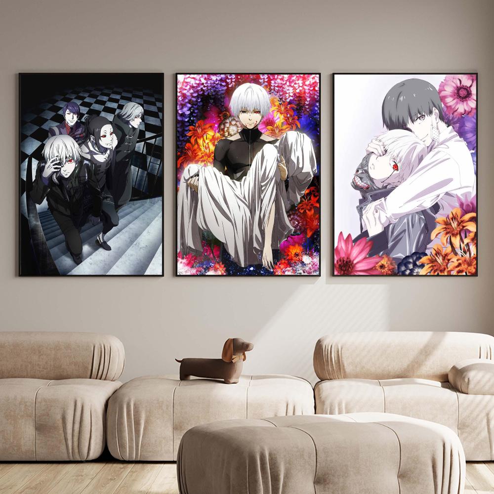 Poster Anime Tokyo Ghoul Gelap - Home Decor Tokyo ulasan dan harga