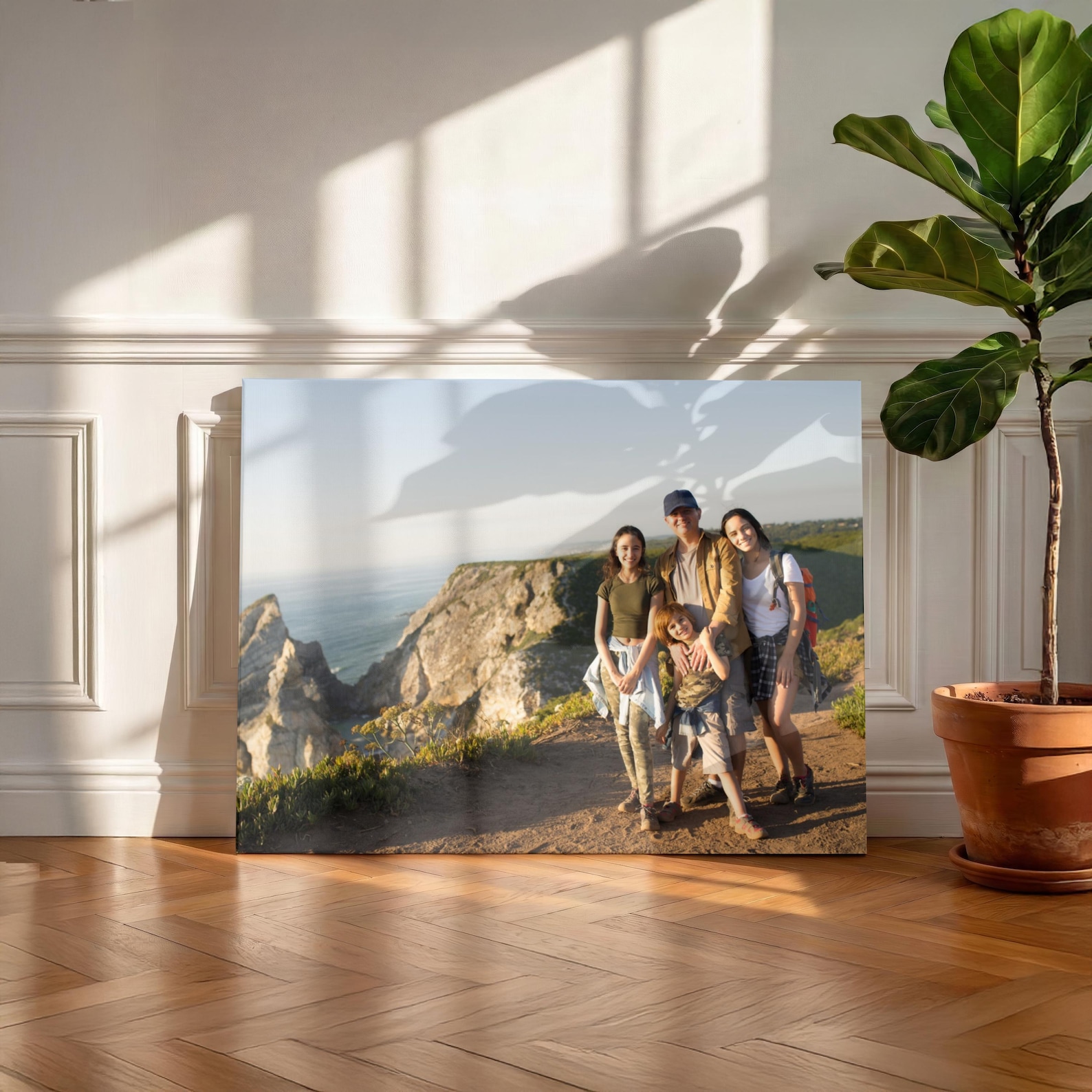 Kanvas Foto Pribadi, Seni Dind - Home Decor Happy ulasan dan harga