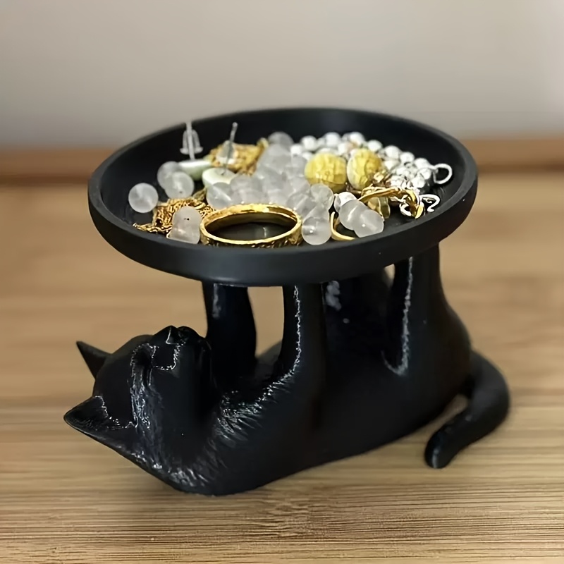 Nampan Perhiasan Kucing Hitam  - Vanity Home Decor ulasan dan harga