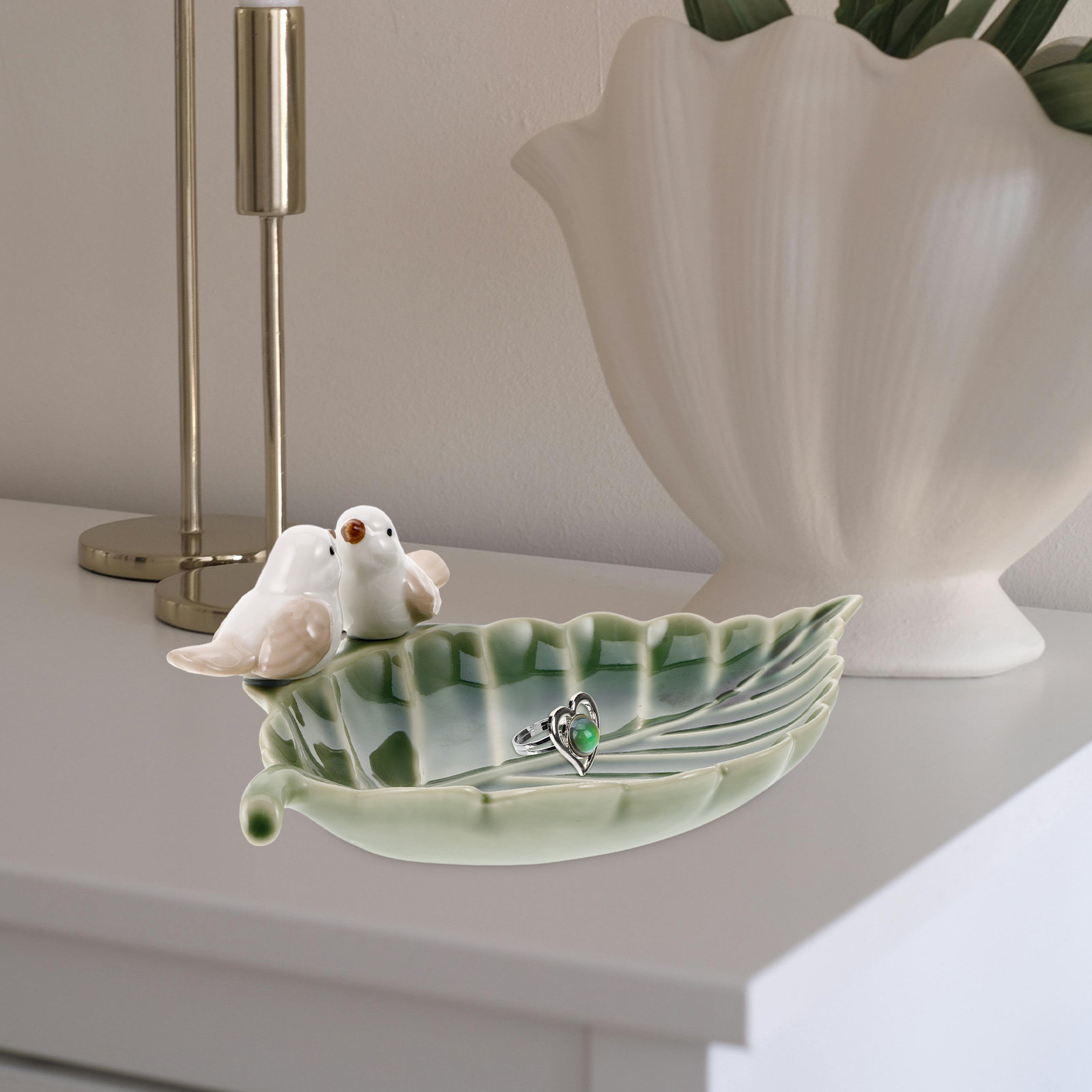 Tempat Perhiasan Keramik Bentu - Ceramic Trinket Dish ulasan dan harga